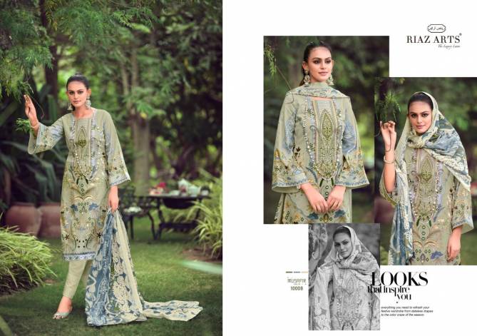 Musafir Vol 10 By Riaz Arts Printed Karachi Cotton Dress Material Wholesale Shop In Surat
